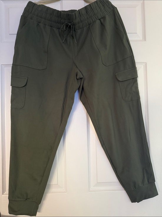 Mondetta Pants - Mondetta Olive Cargo Jogger Pants with Utility Pockets